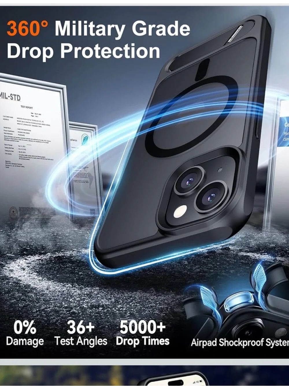Temdan NIB IPhone case Compatible with iPhone 15 Plus & iPhone 14 Plus black